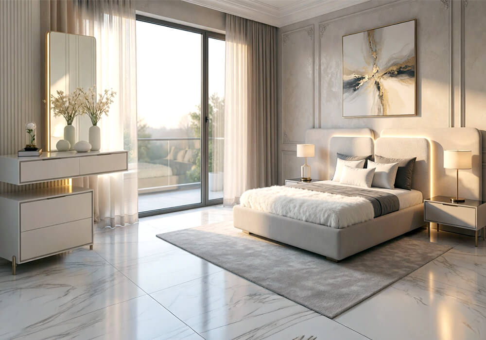 CHAMBRE COUPLE ORGANZA SANS DRESSING