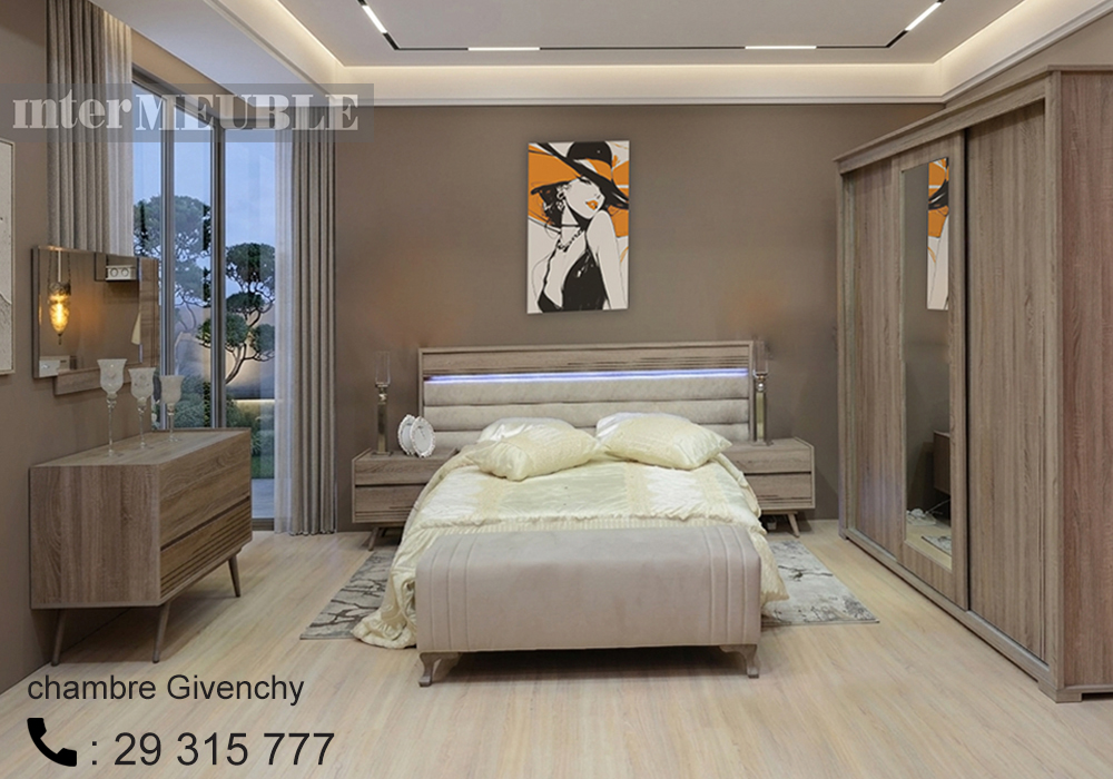 CHAMBRE COUPLE GIVENCHY SANS DRESSING