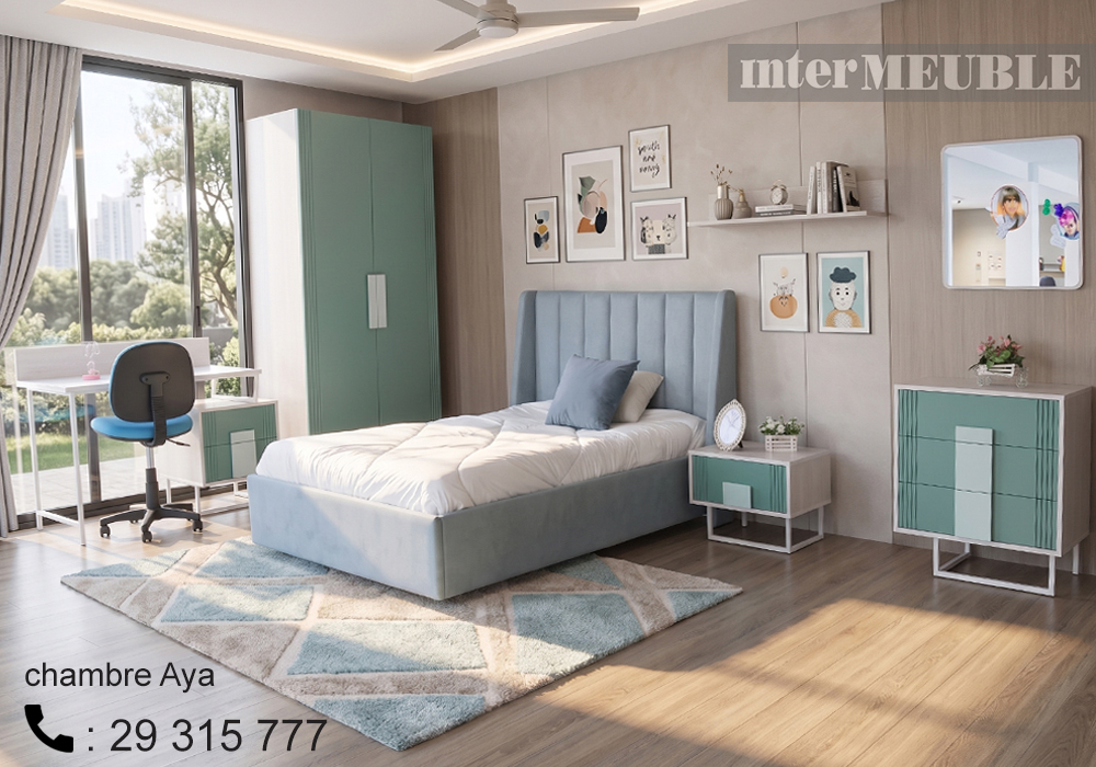 CHAMBRE ENFANT AYA VERT