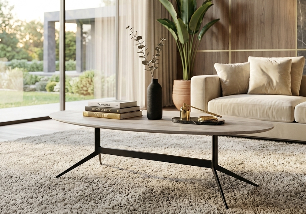 TABLE BASSE LOFT OVALE
