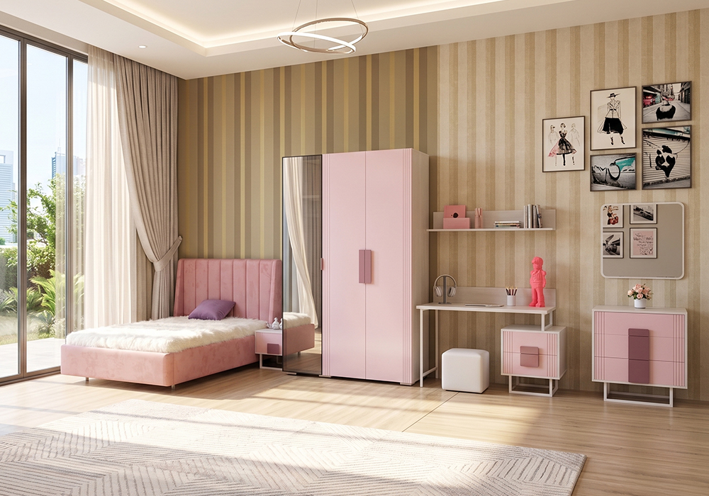 CHAMBRE ENFANT AYA ROSE