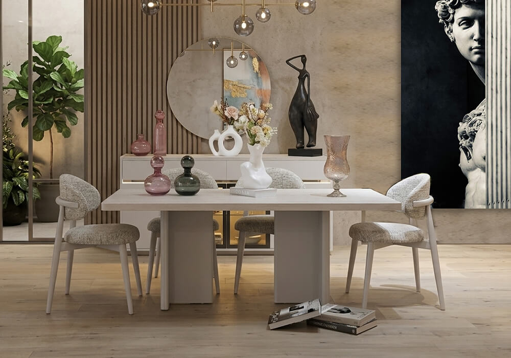TABLE DE REPAS ESCADA 1M80