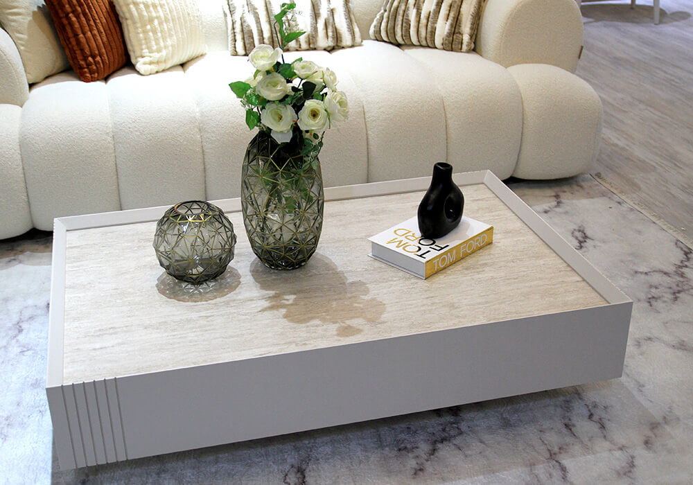 TABLE BASSE ZARA TRAVERTIN GRAND MODELE