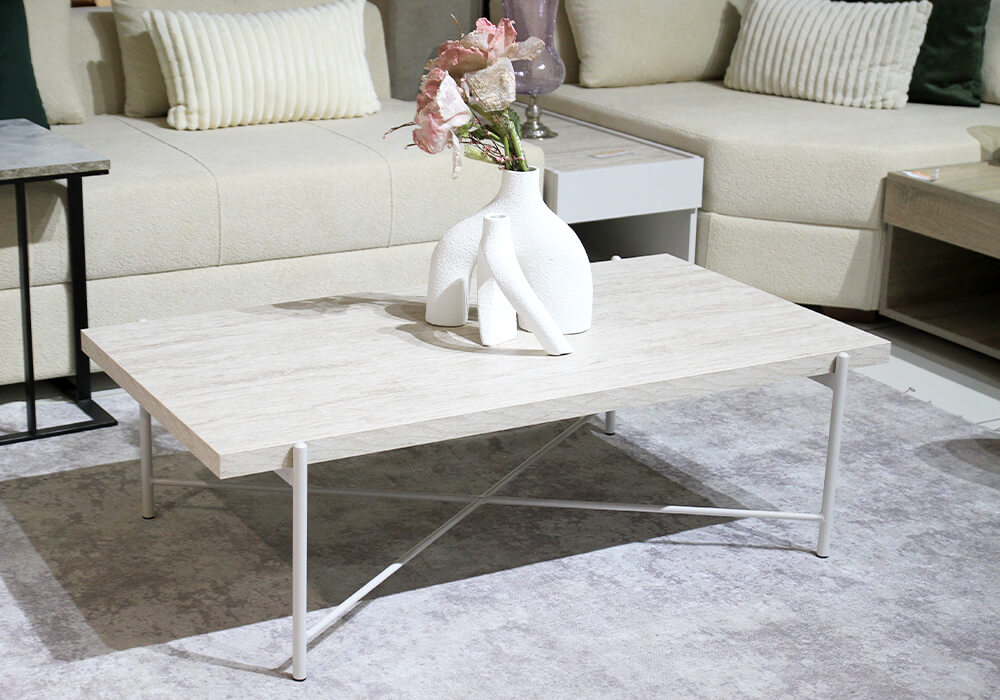 TABLE BASSE ZEN TRAVERTIN 1M50